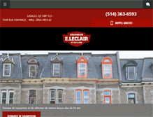 Tablet Screenshot of montreal-couvreur.com
